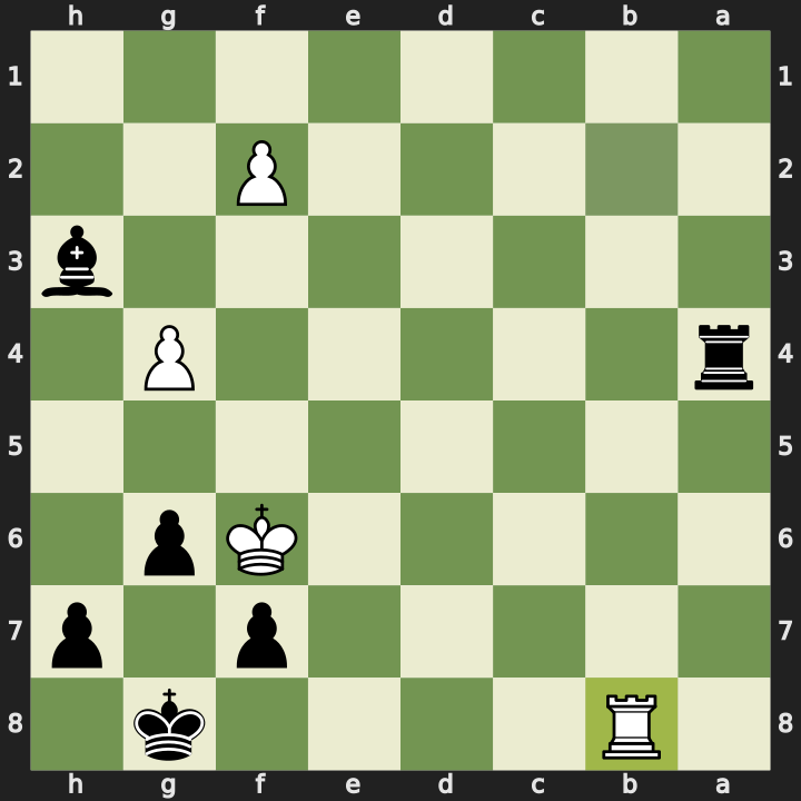 42. Rb8# Checkmate