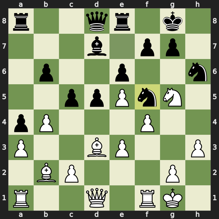 Position after 18...Nef5