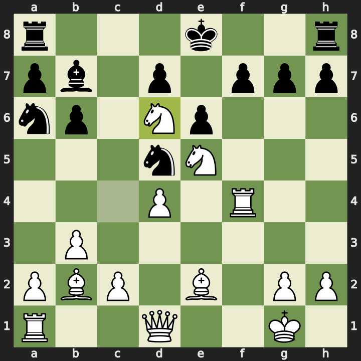 After 15. Nxd6+