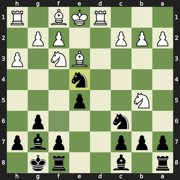 After 10...Nxe4