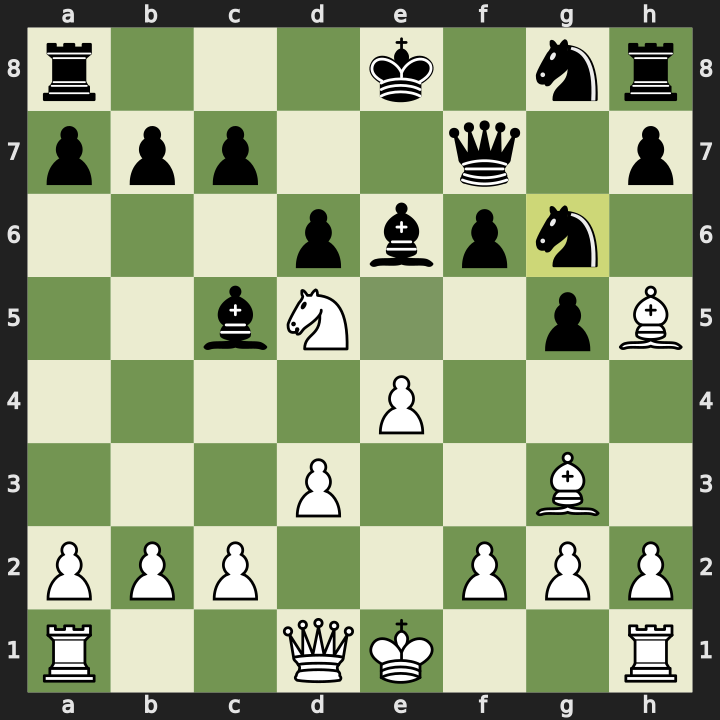 After Ng6 interposition