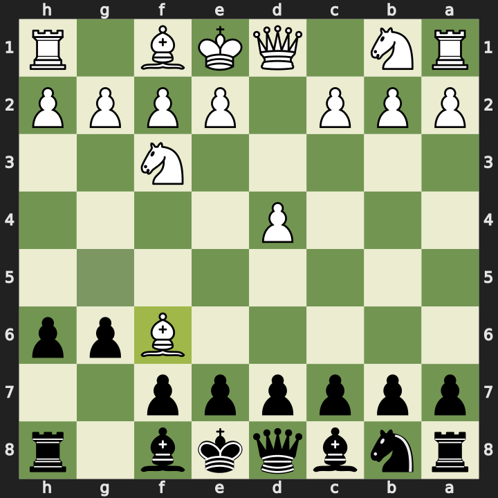 After 4. Bxf6