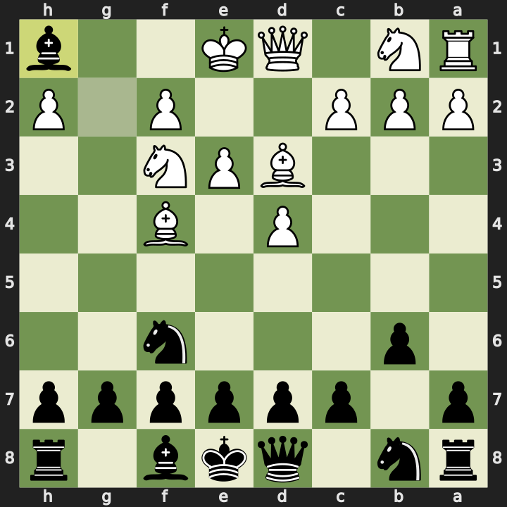 After 5...Bxh1