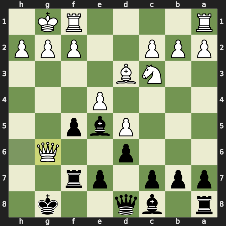 After 13. Qxg6+