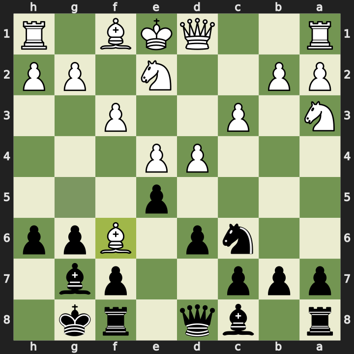 After 9. Bxf6