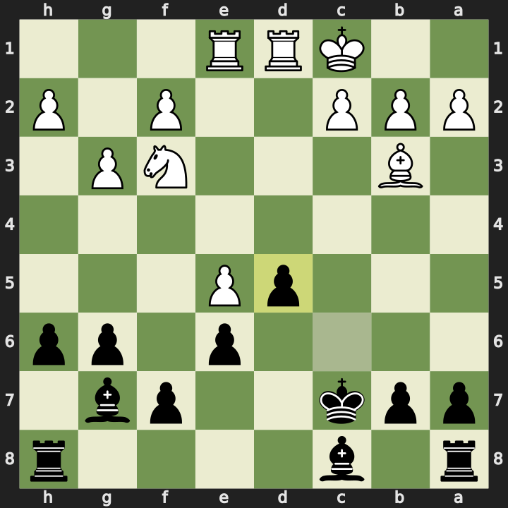 After 16...cxd5