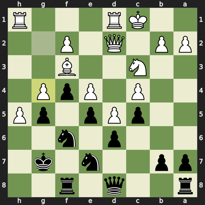 After 21. g4