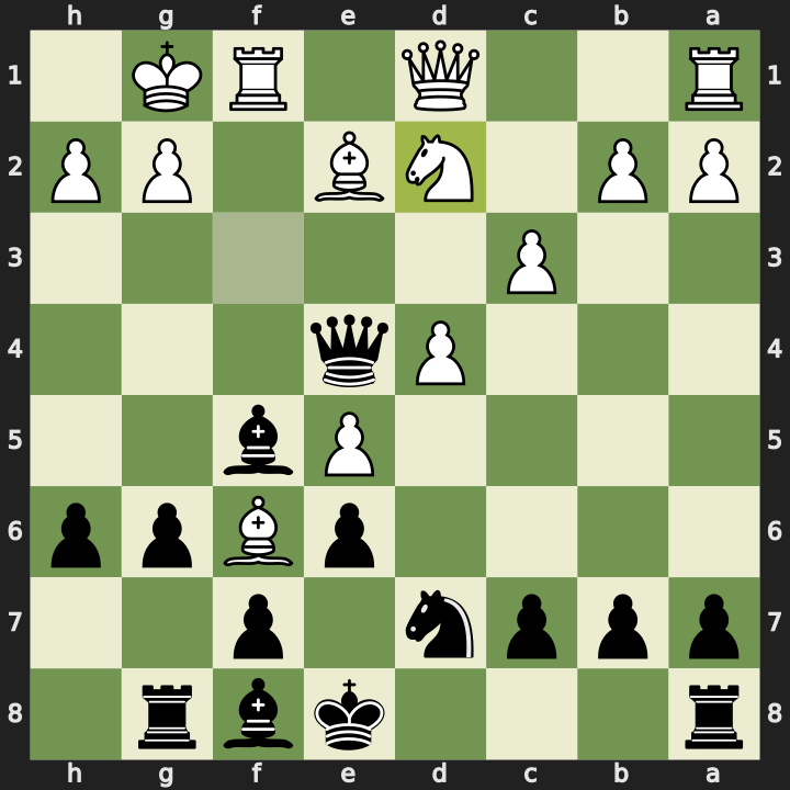 After 14. Nd2, Black to move