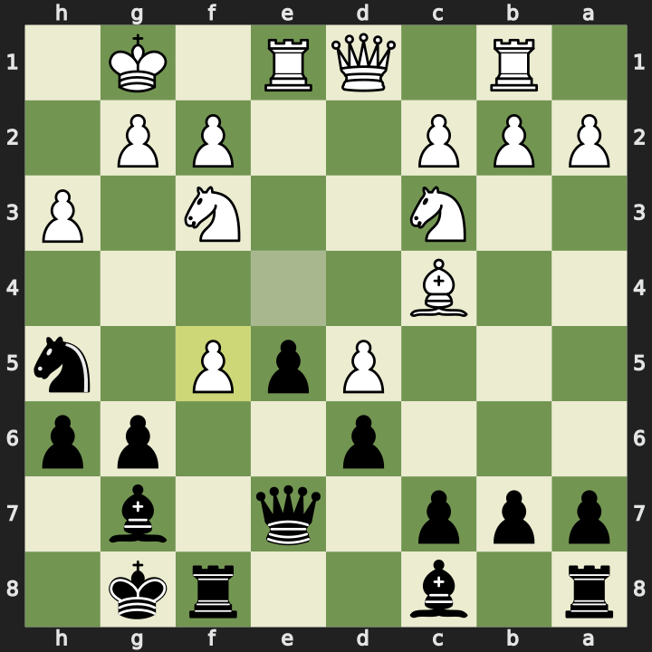 After 13. exf5