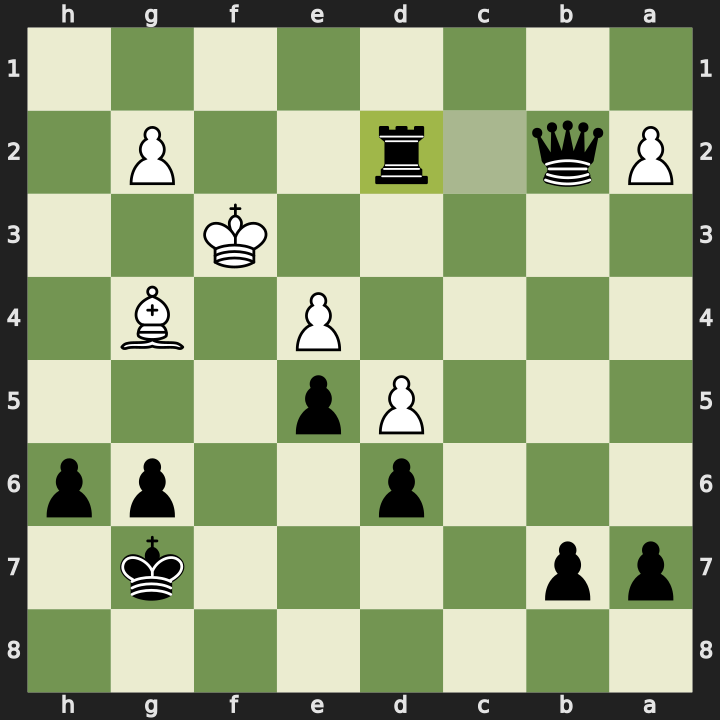 After 26...Rxd2