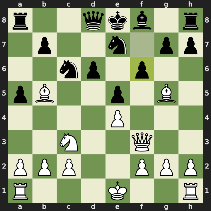 Position after 9...f6, White to play
