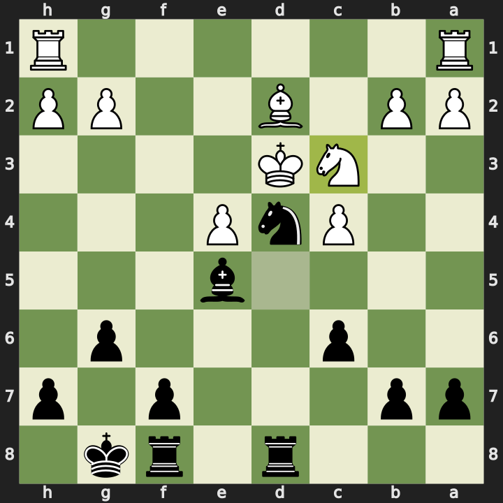 Position after 17.Nc3, Black to play