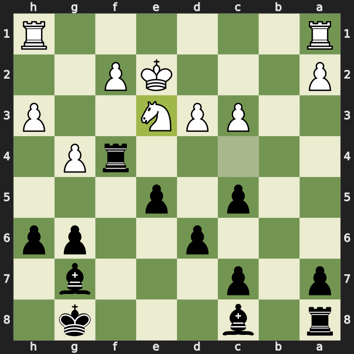Position after 19.Ne3, Black to play