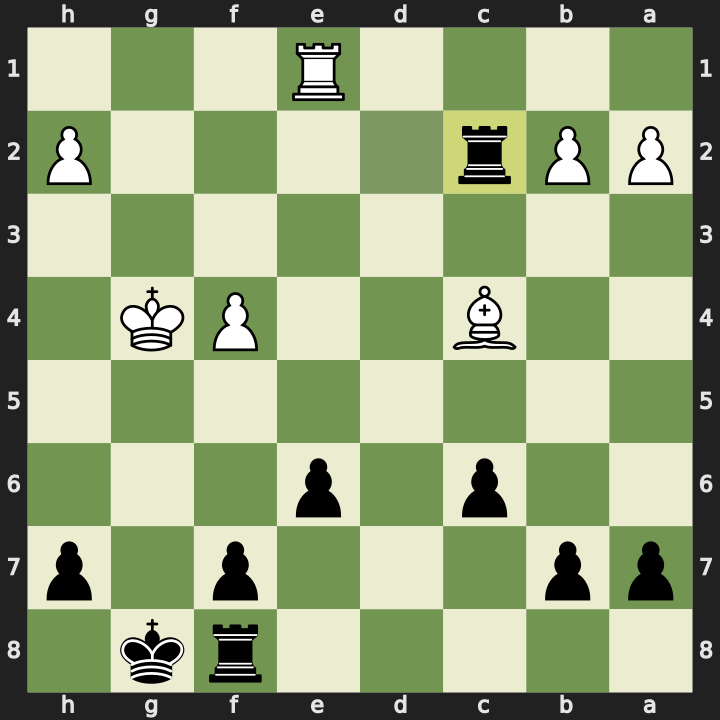 Position after 23...Rxc2, White to play