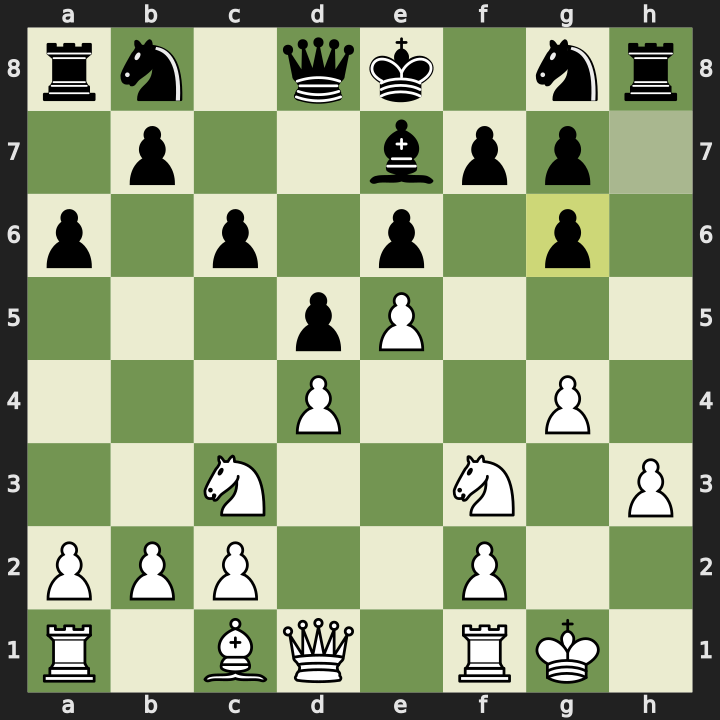 Position after 10...hxg6, White to play