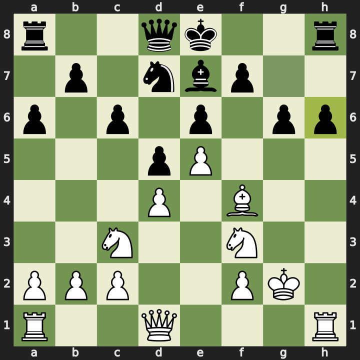 Position after 15...gxh6, White to play