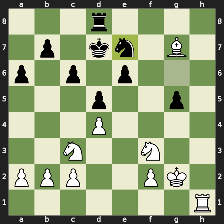 Position after 23...Nxe7, White to play