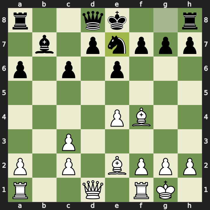 Position after 10...Ne7, White to play