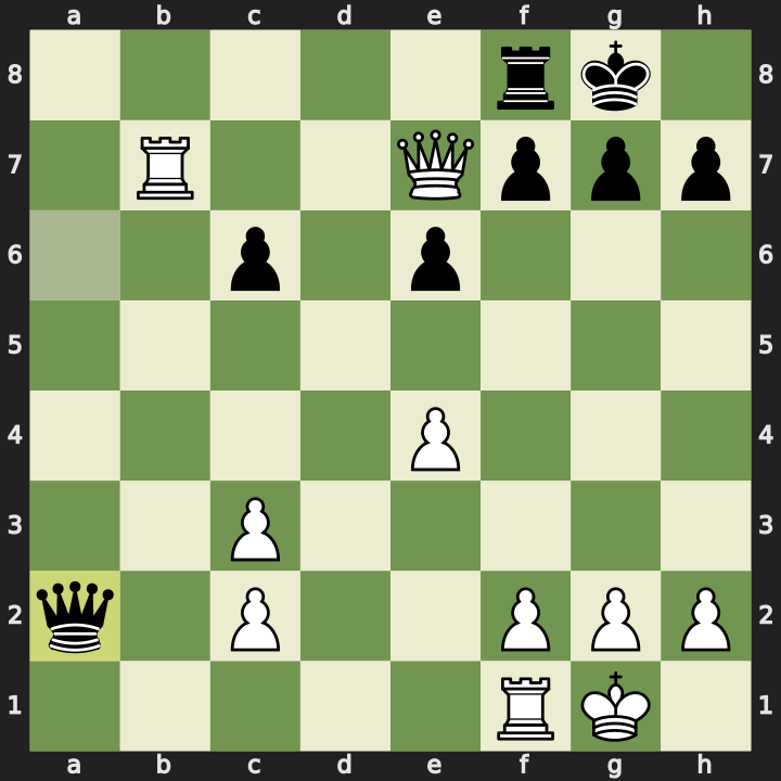 Position after 16...Qxa2, White to play